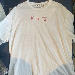 Off white shirt only worn once 100 percent authentic